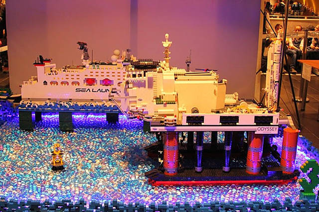 Lego Sea Launch