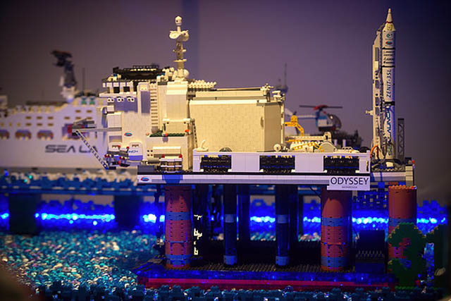 Lego Sea Launch